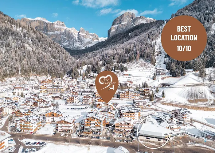 Cesa Planber Mountain View Ski-in Ski-out Canazei