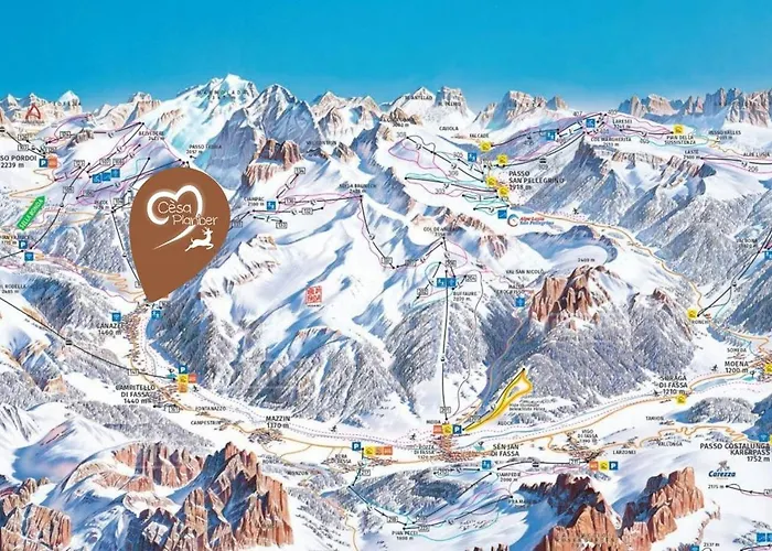 Cesa Planber Mountain View Ski-in Ski-out Bed & Breakfast 4*